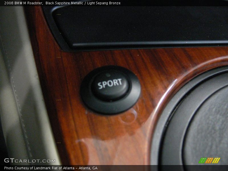 Black Sapphire Metallic / Light Sepang Bronze 2008 BMW M Roadster