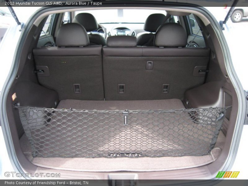 Aurora Blue / Taupe 2012 Hyundai Tucson GLS AWD