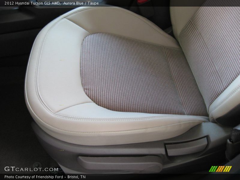 Aurora Blue / Taupe 2012 Hyundai Tucson GLS AWD