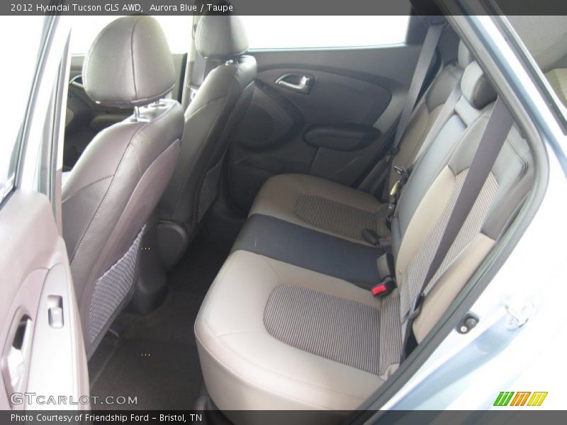 Aurora Blue / Taupe 2012 Hyundai Tucson GLS AWD