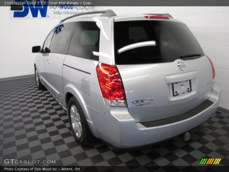 Silver Mist Metallic / Gray 2005 Nissan Quest 3.5 S