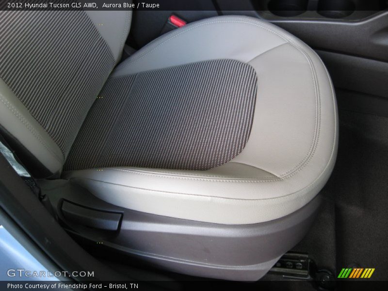 Aurora Blue / Taupe 2012 Hyundai Tucson GLS AWD