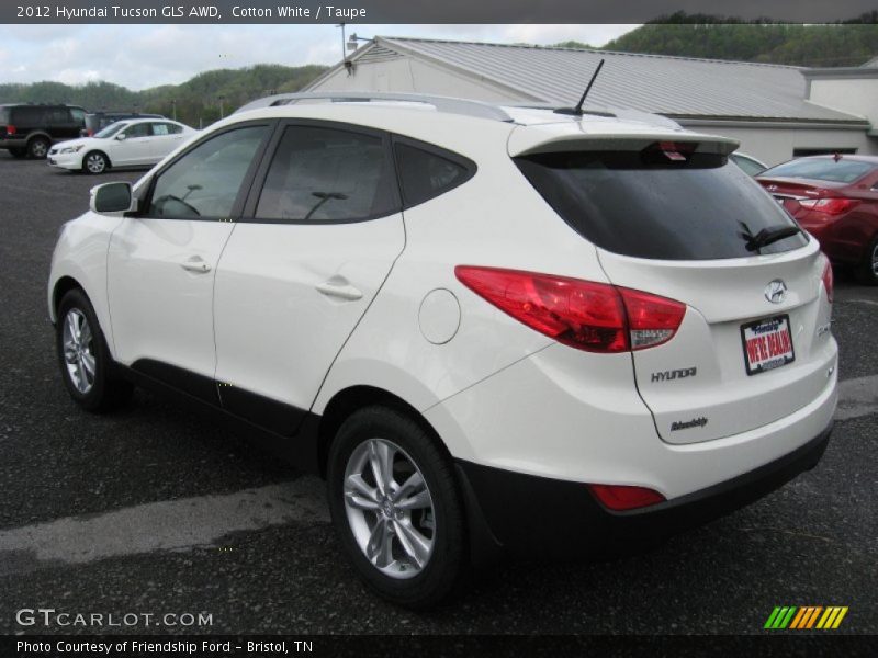 Cotton White / Taupe 2012 Hyundai Tucson GLS AWD