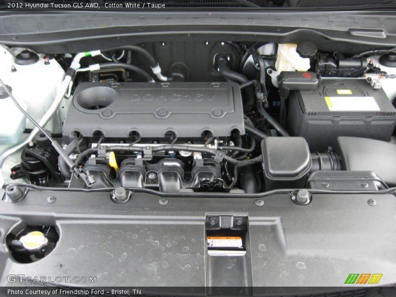 Cotton White / Taupe 2012 Hyundai Tucson GLS AWD