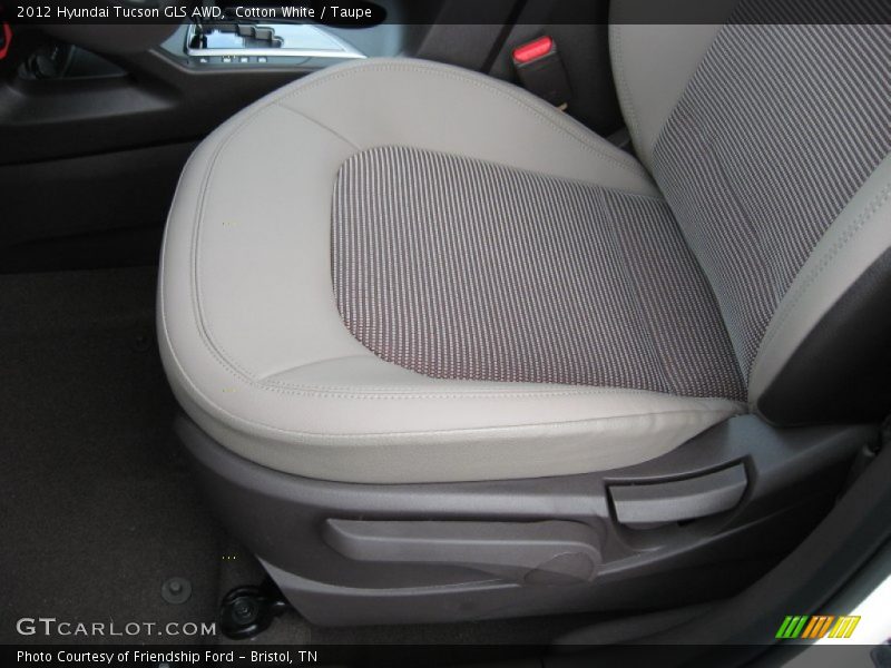 Cotton White / Taupe 2012 Hyundai Tucson GLS AWD