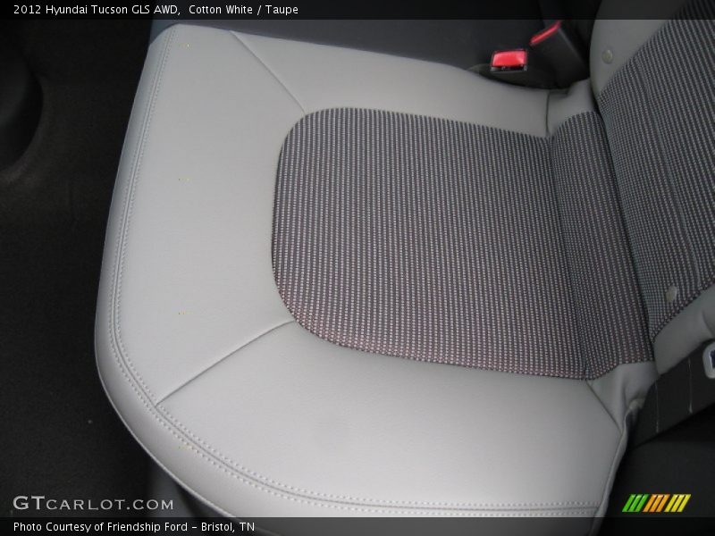Cotton White / Taupe 2012 Hyundai Tucson GLS AWD