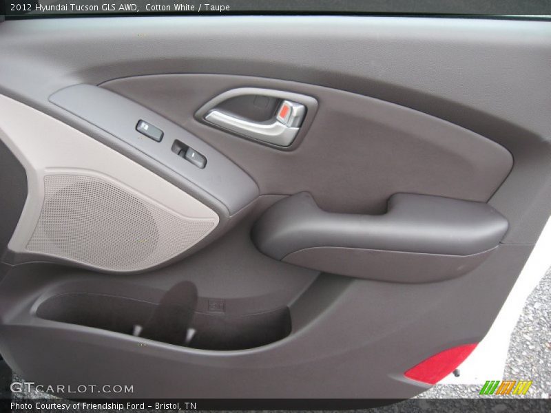 Cotton White / Taupe 2012 Hyundai Tucson GLS AWD