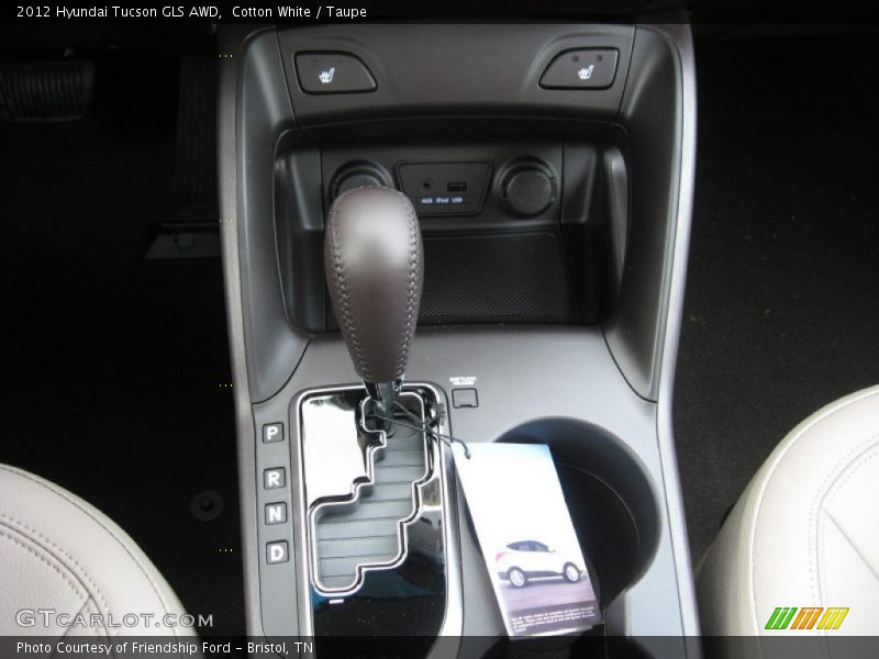 Cotton White / Taupe 2012 Hyundai Tucson GLS AWD