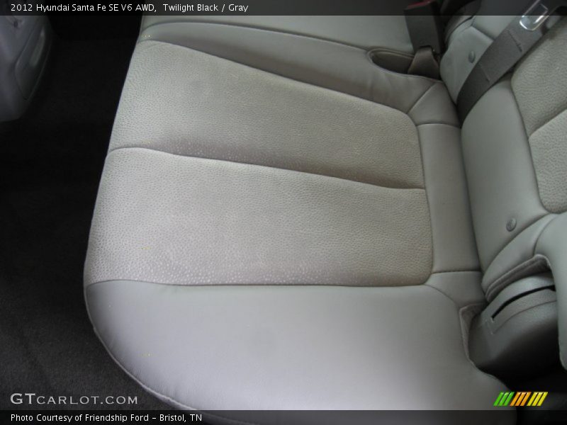 Twilight Black / Gray 2012 Hyundai Santa Fe SE V6 AWD