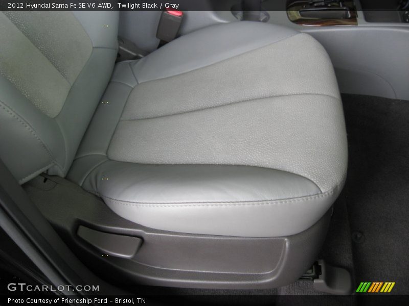 Twilight Black / Gray 2012 Hyundai Santa Fe SE V6 AWD