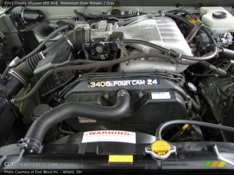 Millennium Silver Metallic / Gray 2001 Toyota 4Runner SR5 4x4