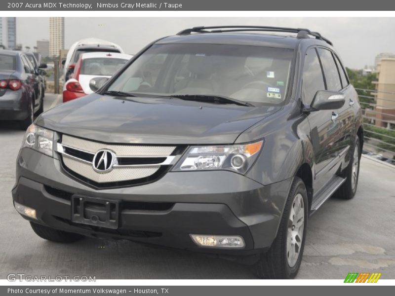 Nimbus Gray Metallic / Taupe 2007 Acura MDX Technology