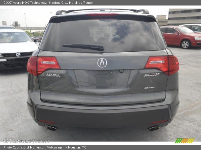 Nimbus Gray Metallic / Taupe 2007 Acura MDX Technology