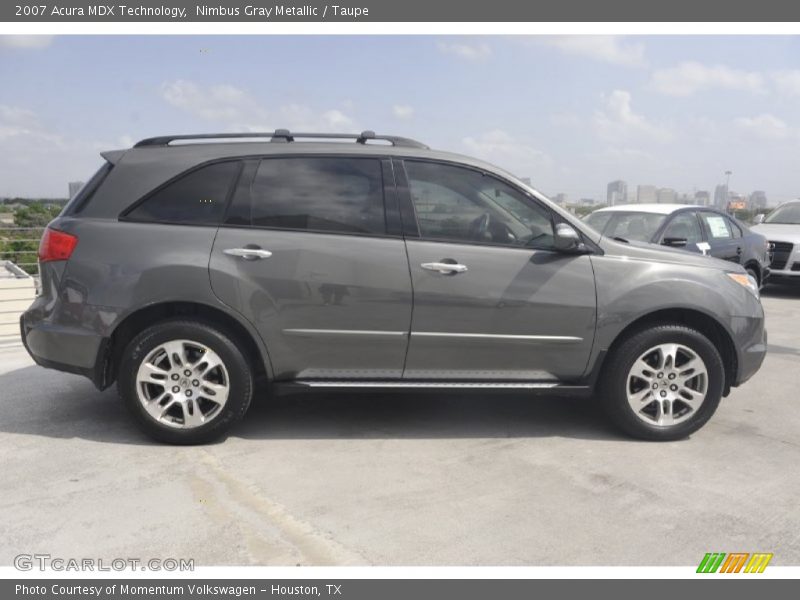 Nimbus Gray Metallic / Taupe 2007 Acura MDX Technology