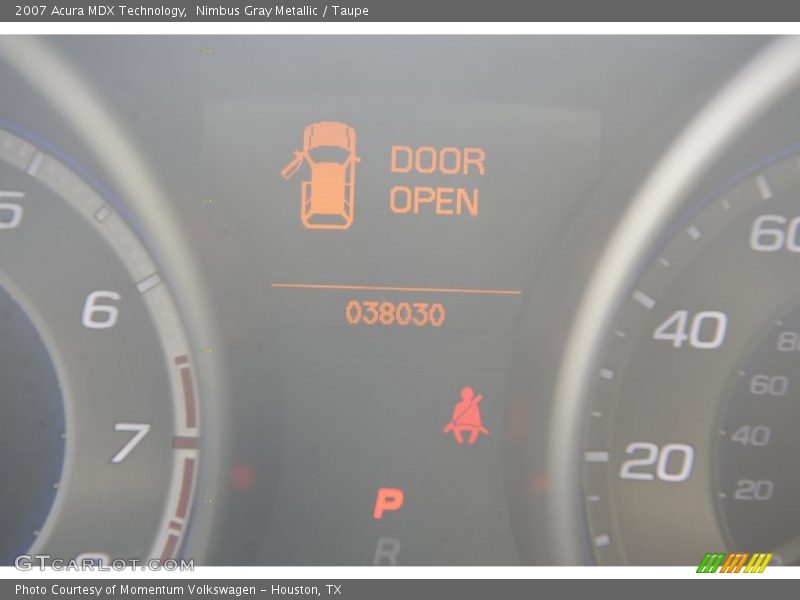 Nimbus Gray Metallic / Taupe 2007 Acura MDX Technology