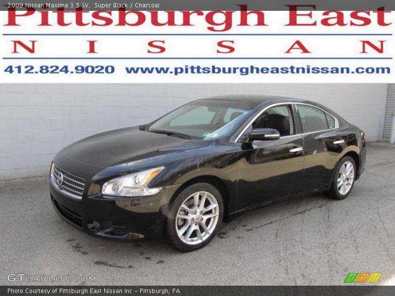 Super Black / Charcoal 2009 Nissan Maxima 3.5 SV