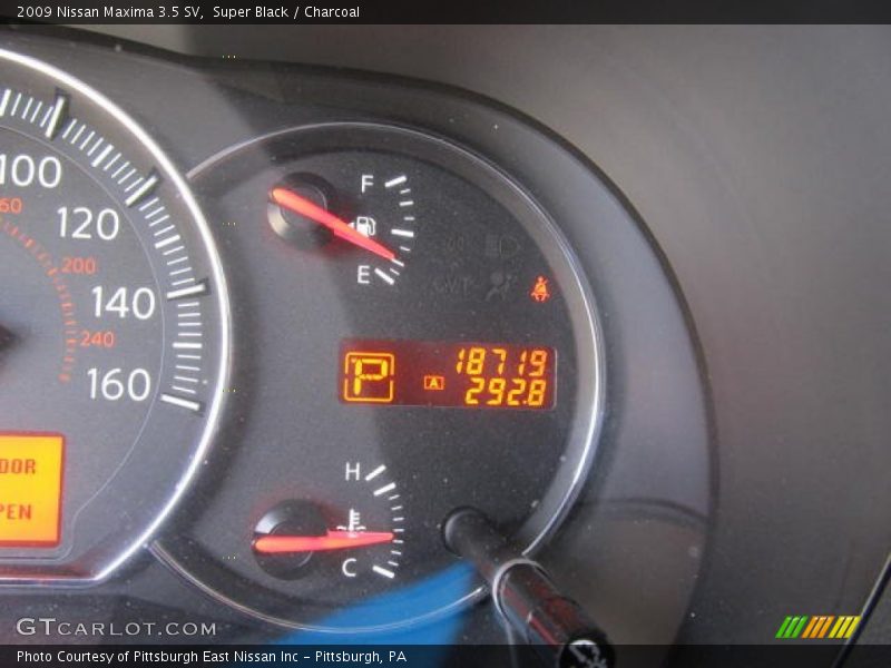 Super Black / Charcoal 2009 Nissan Maxima 3.5 SV