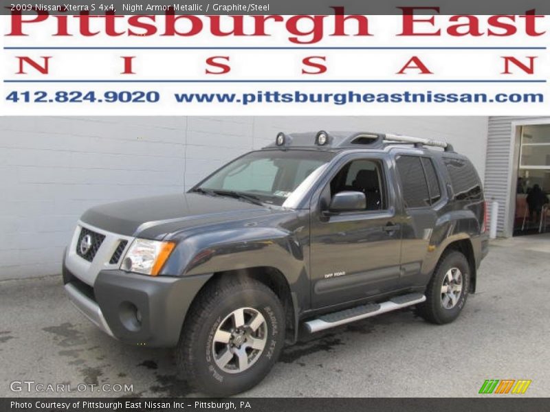 Night Armor Metallic / Graphite/Steel 2009 Nissan Xterra S 4x4