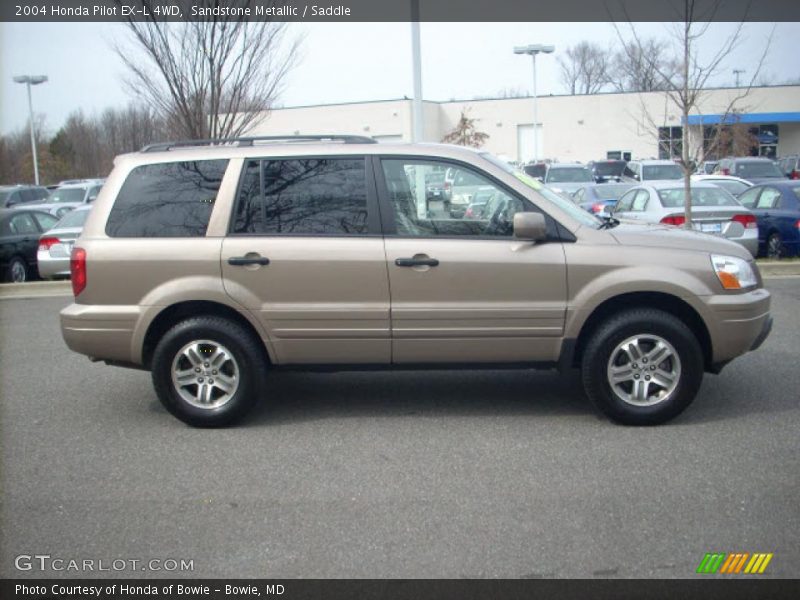 Sandstone Metallic / Saddle 2004 Honda Pilot EX-L 4WD