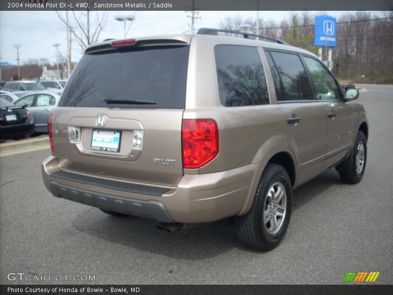 Sandstone Metallic / Saddle 2004 Honda Pilot EX-L 4WD