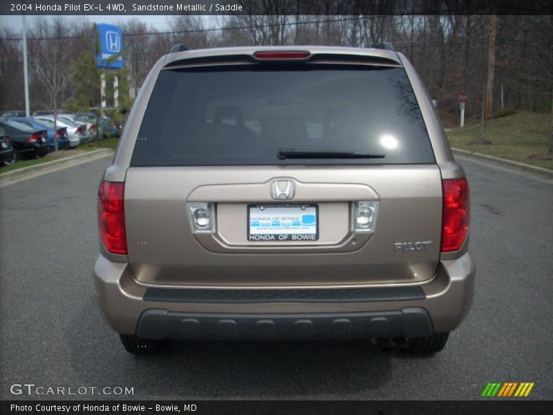 Sandstone Metallic / Saddle 2004 Honda Pilot EX-L 4WD