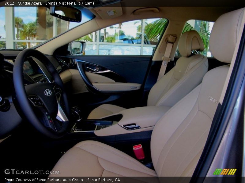 Bronze Mist Metallic / Camel 2012 Hyundai Azera