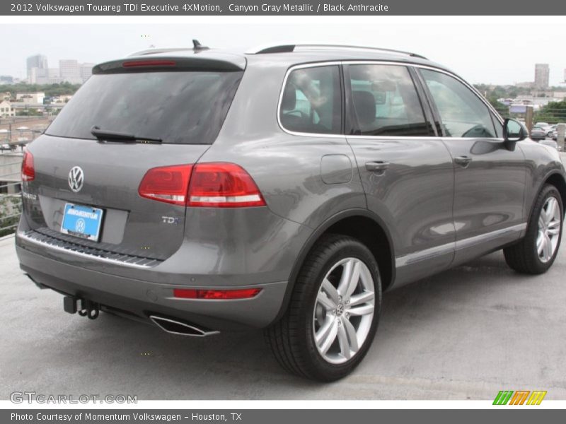 Canyon Gray Metallic / Black Anthracite 2012 Volkswagen Touareg TDI Executive 4XMotion