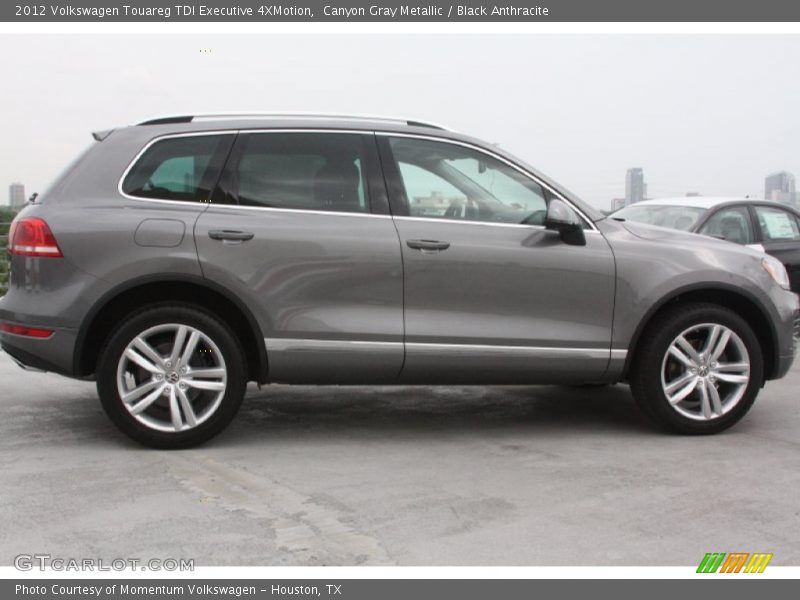 Canyon Gray Metallic / Black Anthracite 2012 Volkswagen Touareg TDI Executive 4XMotion