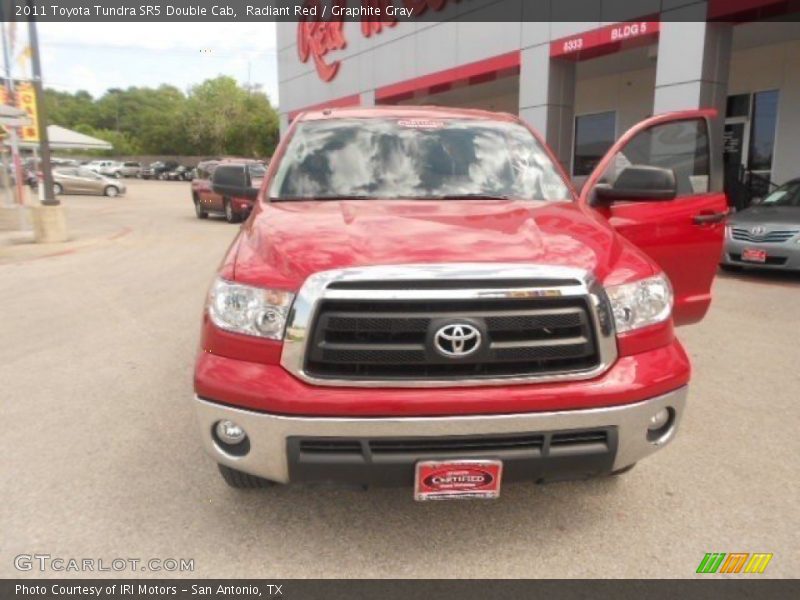 Radiant Red / Graphite Gray 2011 Toyota Tundra SR5 Double Cab