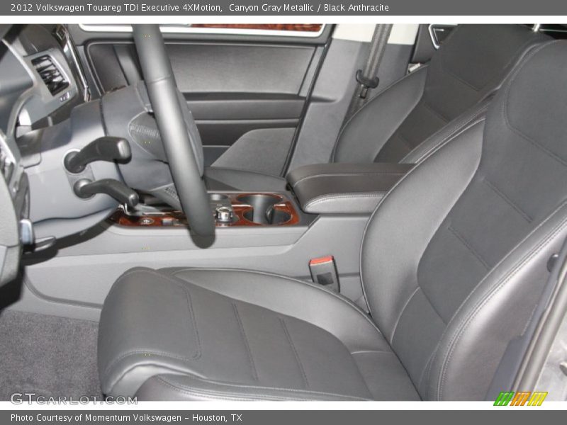 Canyon Gray Metallic / Black Anthracite 2012 Volkswagen Touareg TDI Executive 4XMotion