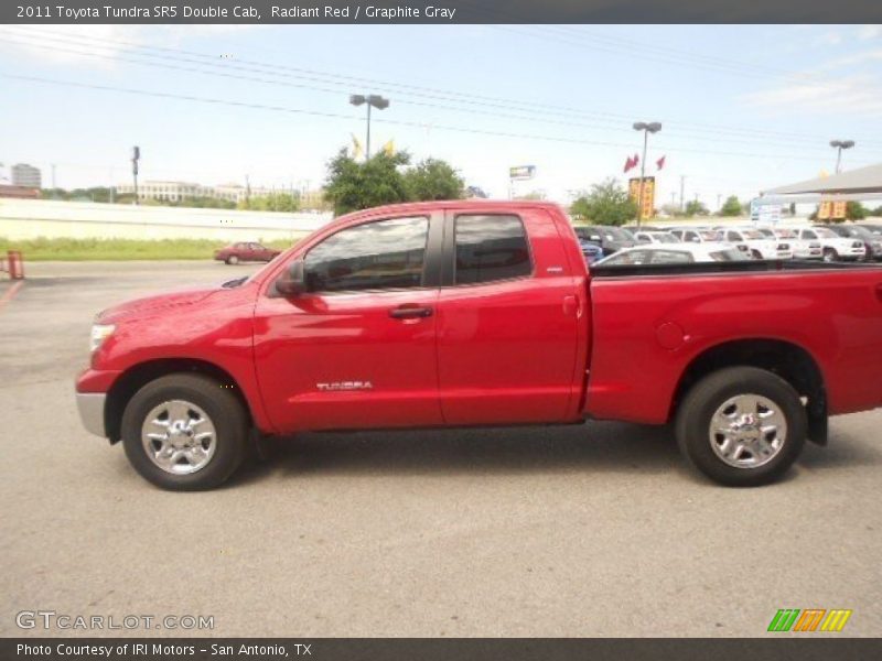 Radiant Red / Graphite Gray 2011 Toyota Tundra SR5 Double Cab