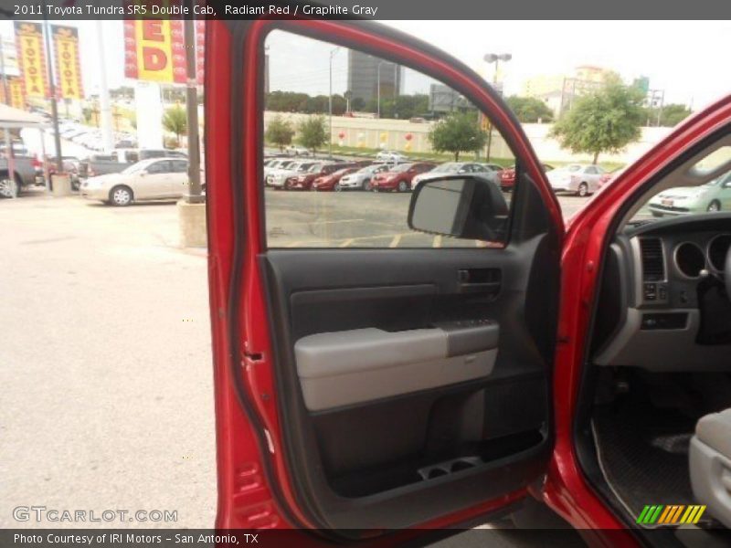Radiant Red / Graphite Gray 2011 Toyota Tundra SR5 Double Cab