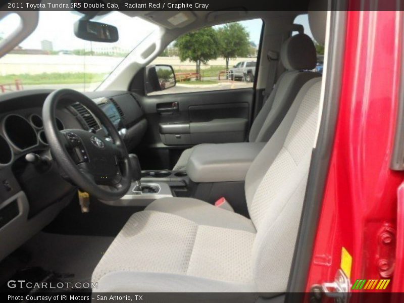Radiant Red / Graphite Gray 2011 Toyota Tundra SR5 Double Cab