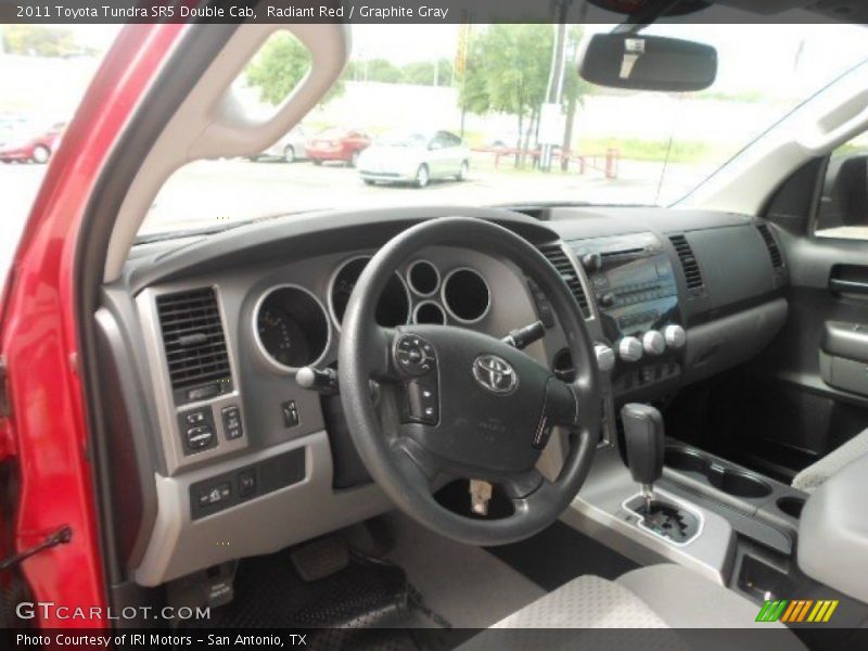 Radiant Red / Graphite Gray 2011 Toyota Tundra SR5 Double Cab