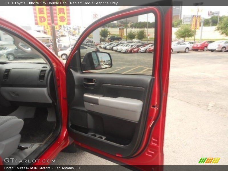 Radiant Red / Graphite Gray 2011 Toyota Tundra SR5 Double Cab