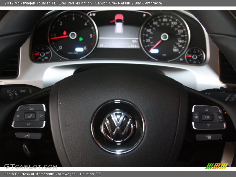 Canyon Gray Metallic / Black Anthracite 2012 Volkswagen Touareg TDI Executive 4XMotion