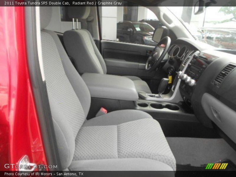 Radiant Red / Graphite Gray 2011 Toyota Tundra SR5 Double Cab