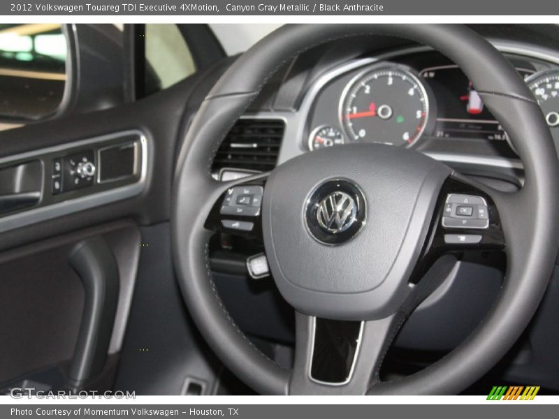 Canyon Gray Metallic / Black Anthracite 2012 Volkswagen Touareg TDI Executive 4XMotion