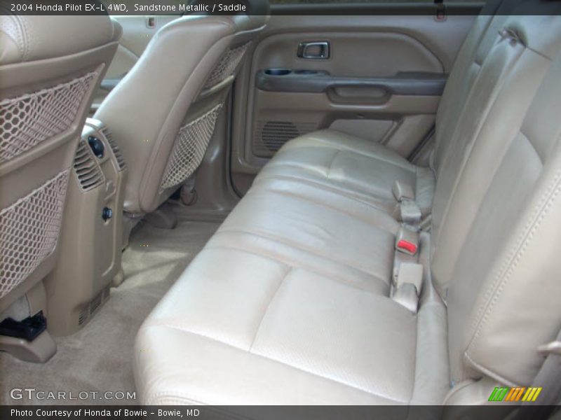 Sandstone Metallic / Saddle 2004 Honda Pilot EX-L 4WD