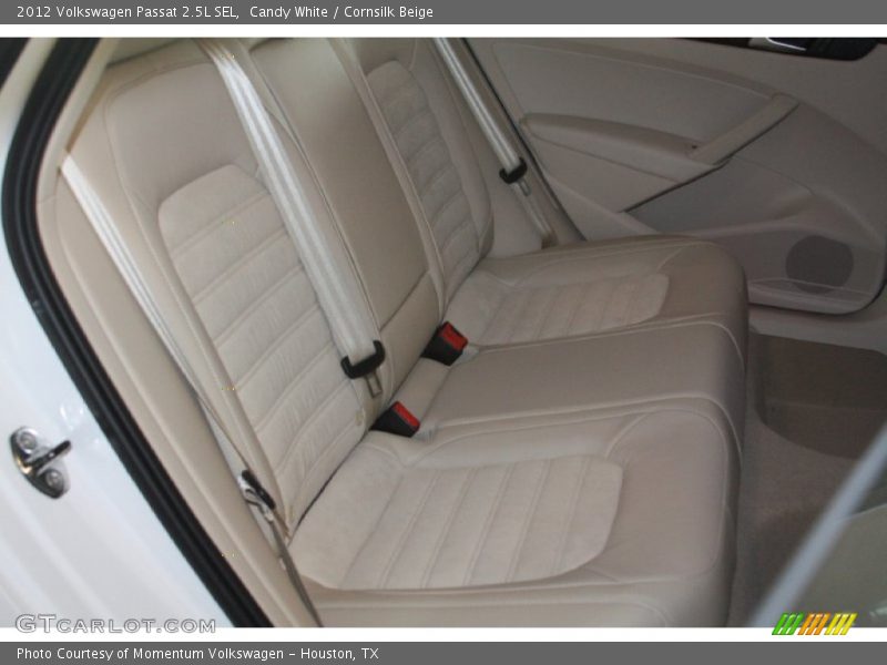 Candy White / Cornsilk Beige 2012 Volkswagen Passat 2.5L SEL