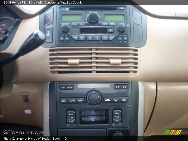 Sandstone Metallic / Saddle 2004 Honda Pilot EX-L 4WD