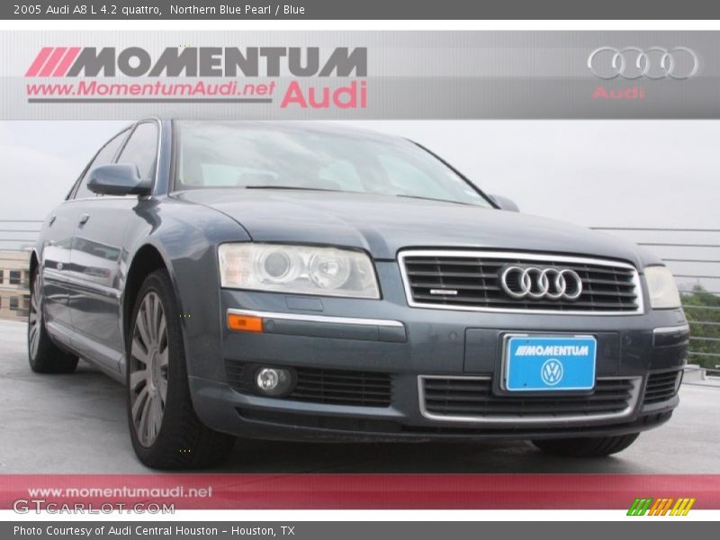 Northern Blue Pearl / Blue 2005 Audi A8 L 4.2 quattro