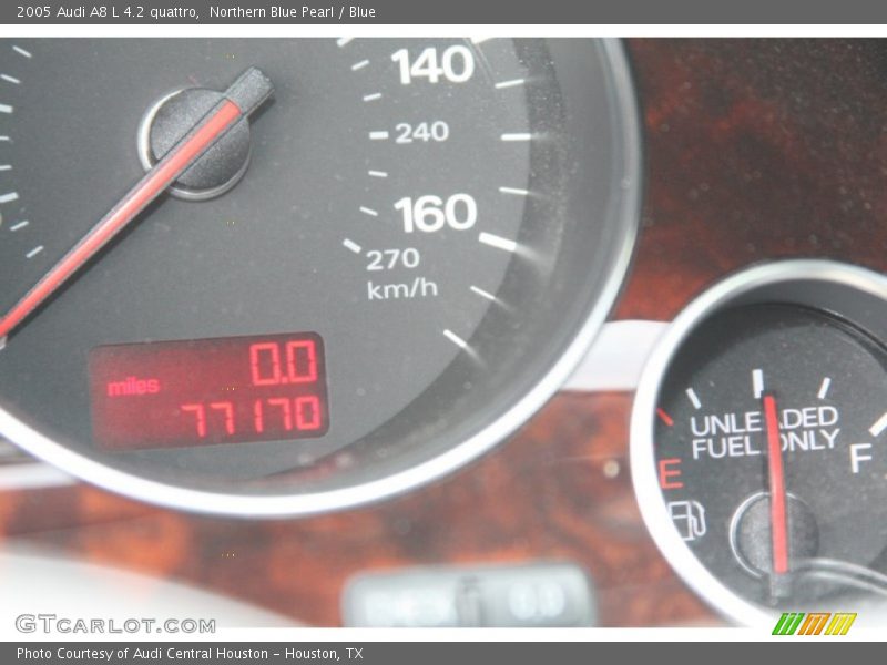 Northern Blue Pearl / Blue 2005 Audi A8 L 4.2 quattro