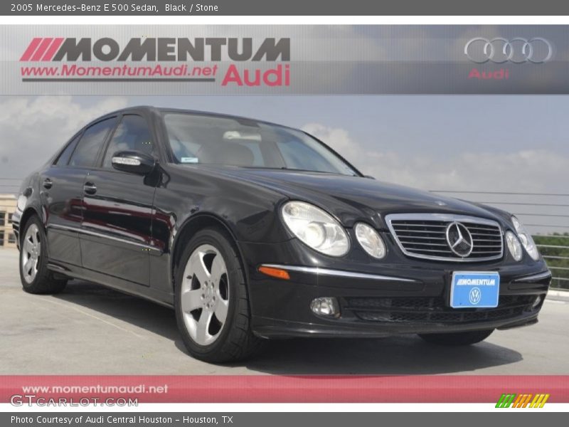 Black / Stone 2005 Mercedes-Benz E 500 Sedan