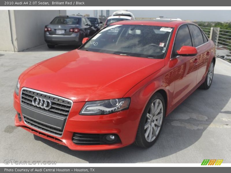 Brilliant Red / Black 2010 Audi A4 2.0T Sedan