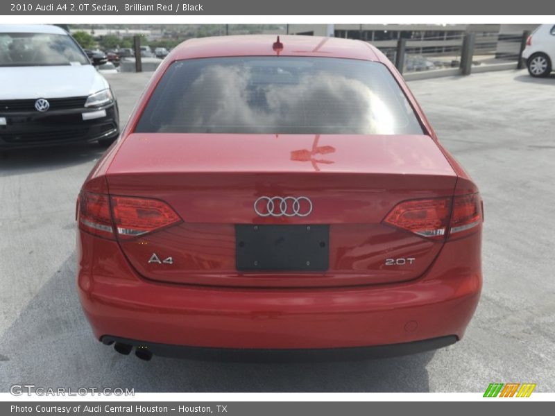 Brilliant Red / Black 2010 Audi A4 2.0T Sedan