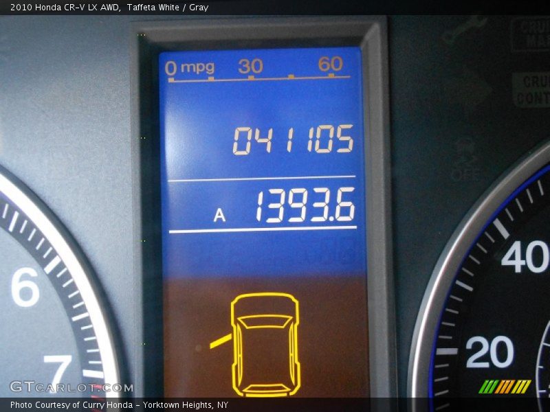 Taffeta White / Gray 2010 Honda CR-V LX AWD