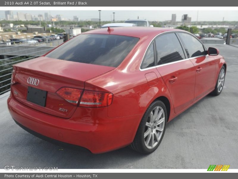 Brilliant Red / Black 2010 Audi A4 2.0T Sedan