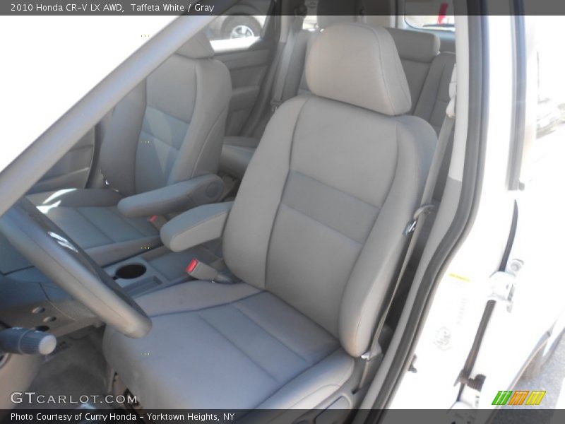 Taffeta White / Gray 2010 Honda CR-V LX AWD