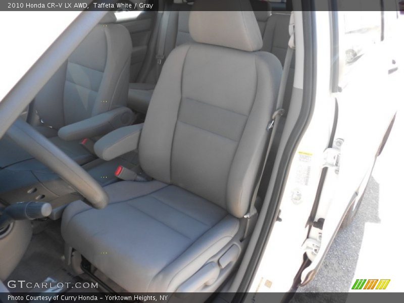 Taffeta White / Gray 2010 Honda CR-V LX AWD